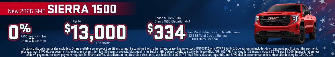 New 2026 GMC Sierra 1500