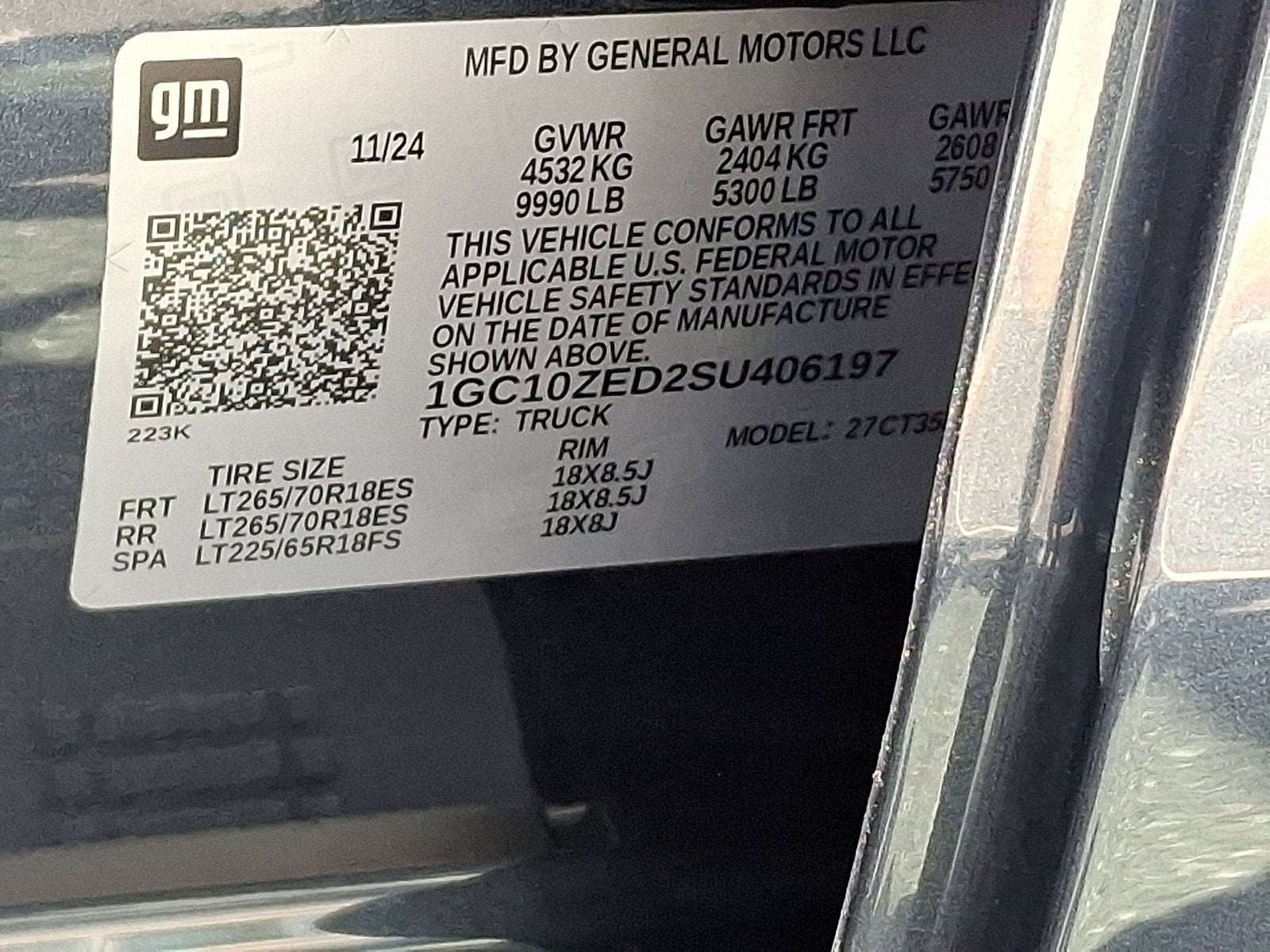 2025 Chevrolet Silverado EV LT - Extended Range