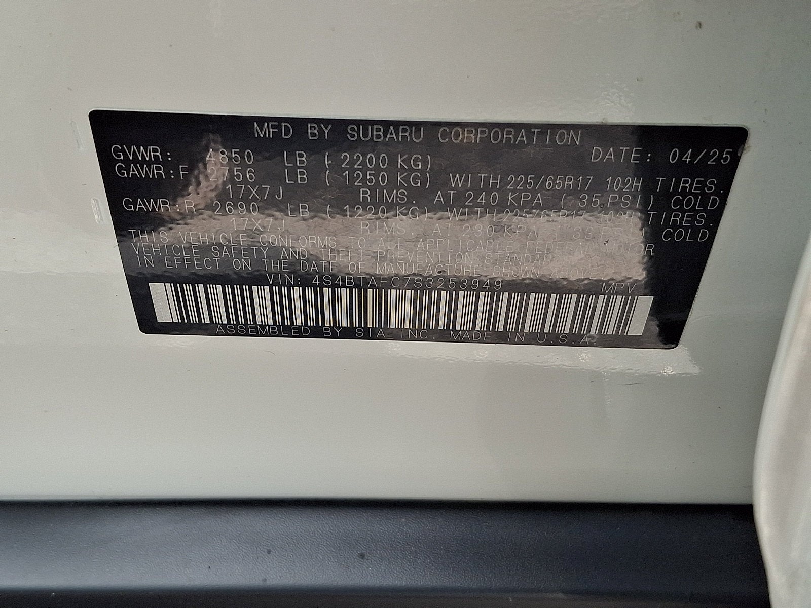 2025 Subaru Outback Premium