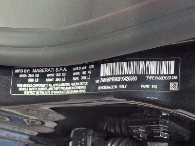 2023 Maserati Quattroporte Modena Q4 AWD
