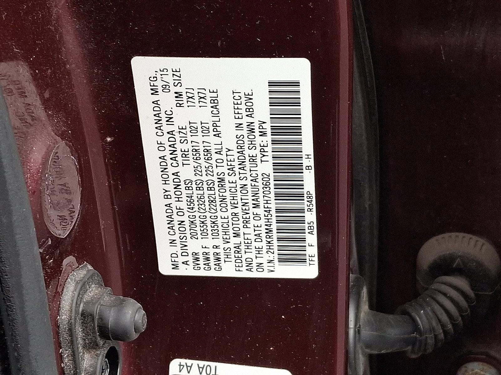 2015 Honda CR-V EX AWD