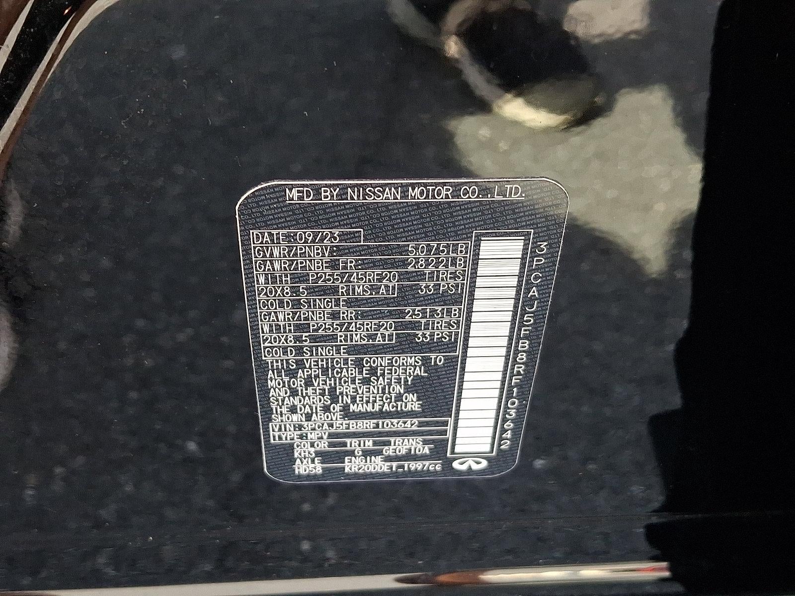 2024 INFINITI QX50 SPORT AWD