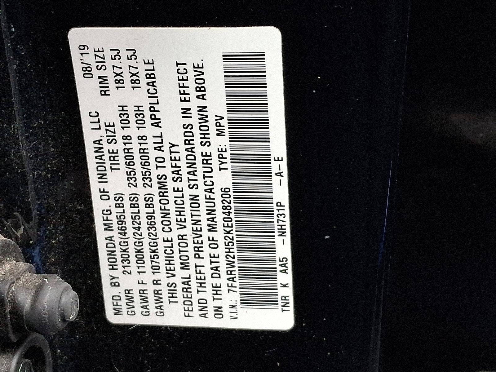 2019 Honda CR-V EX AWD