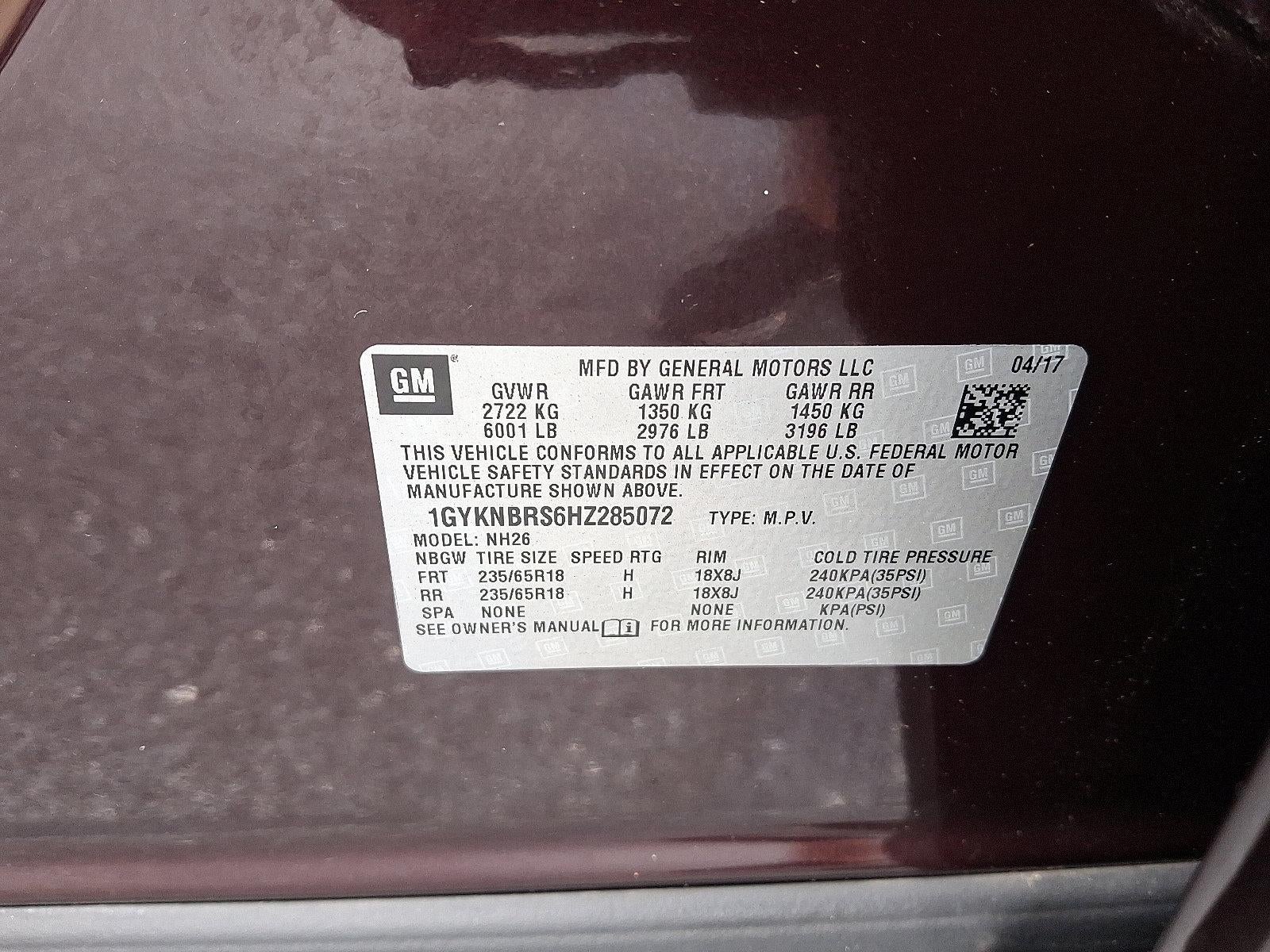 2017 Cadillac XT5 FWD 4dr Luxury