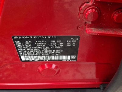 2016 Honda HR-V AWD EX-L CVT with Navigation