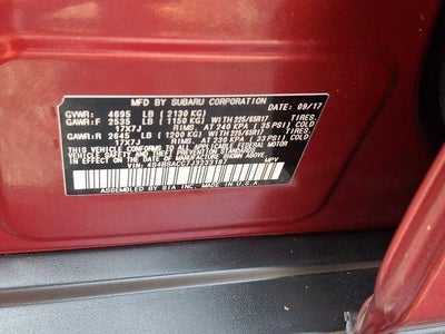 2018 Subaru Outback 2.5i Premium
