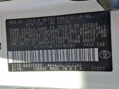 2023 Toyota Camry SE Auto (SE)