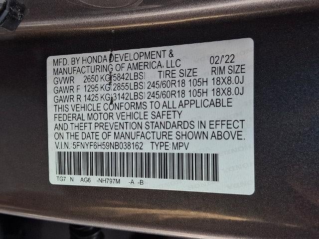 2022 Honda Pilot EX-L AWD