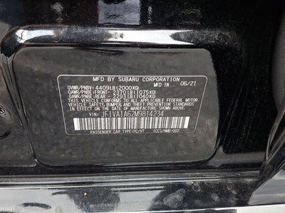 2021 Subaru WRX Manual