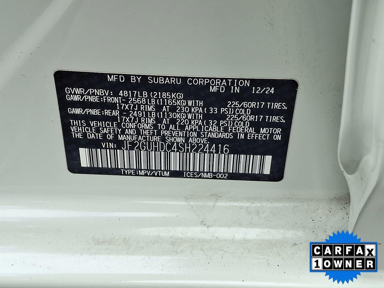 2025 Subaru Crosstrek Premium AWD