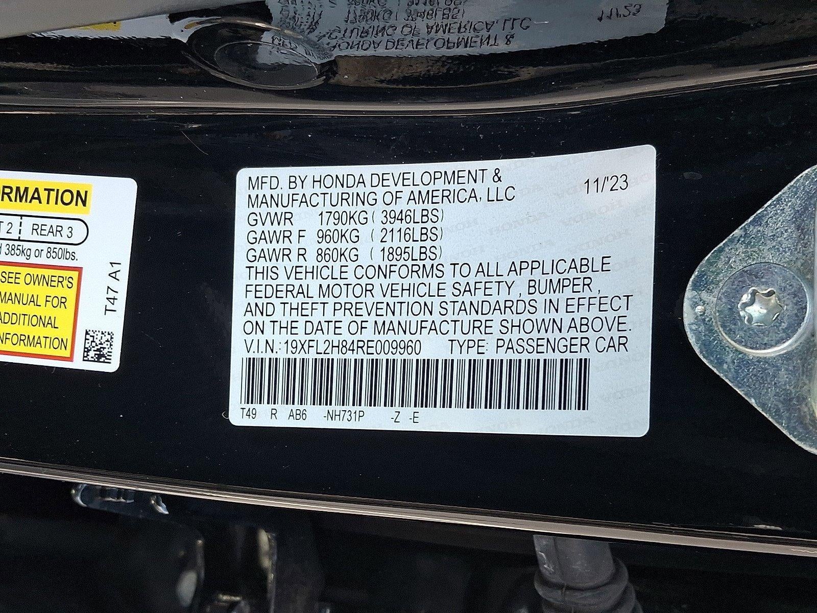 2024 Honda Civic Hatchback Sport CVT