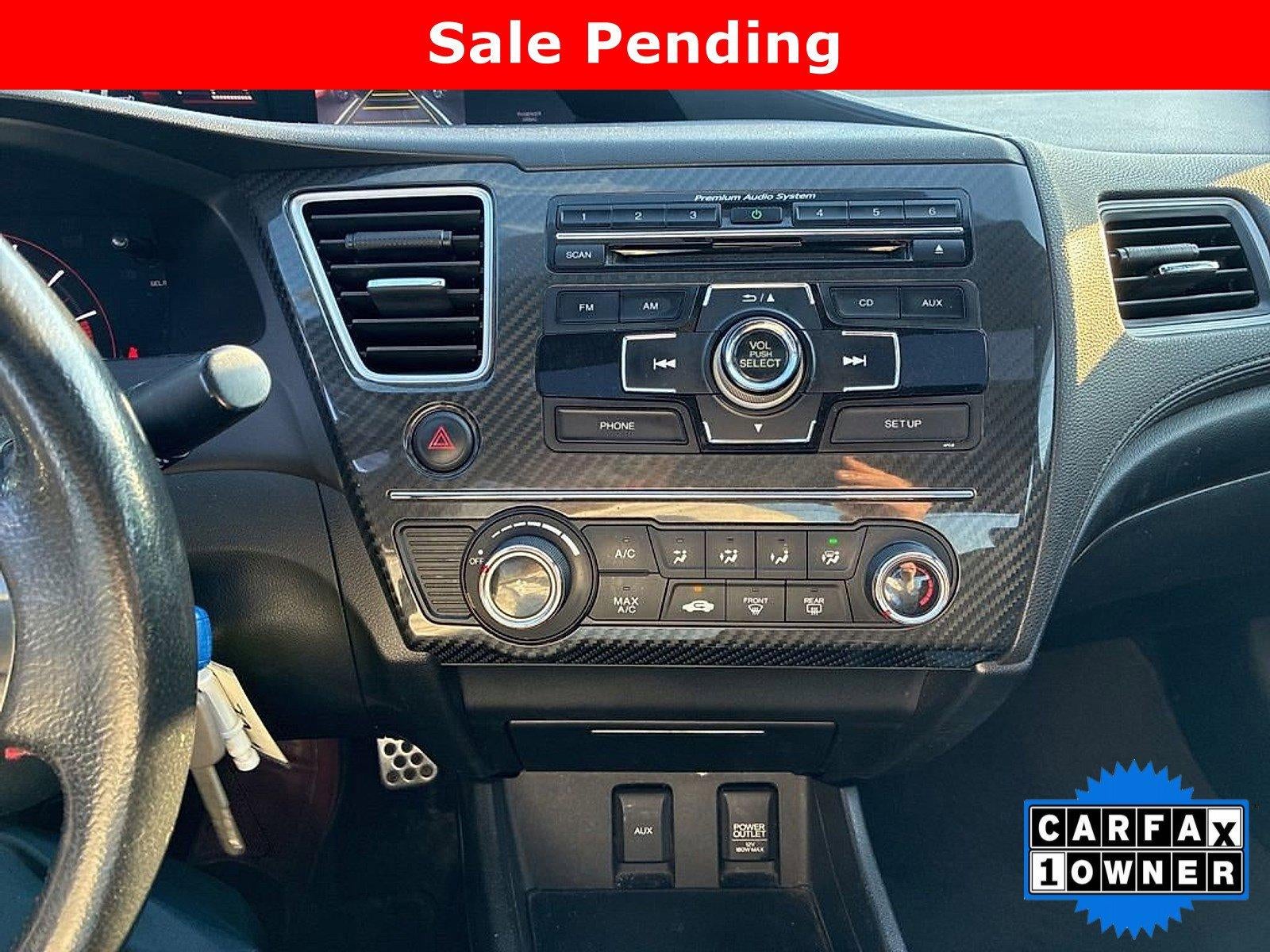 2013 Honda Civic Sedan Si Manual