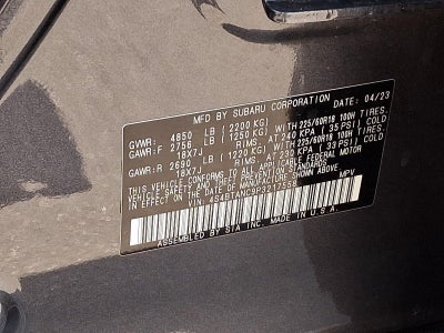 2023 Subaru Outback Limited CVT