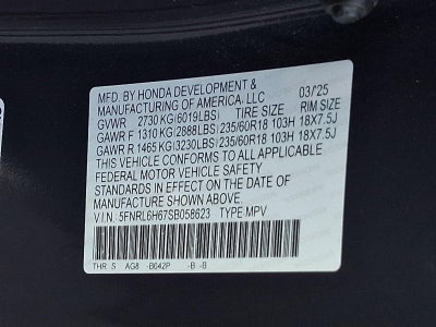 2025 Honda Odyssey EX-L Auto