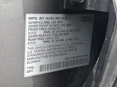 2025 Audi Q7 Premium Plus 55 TFSI quattro