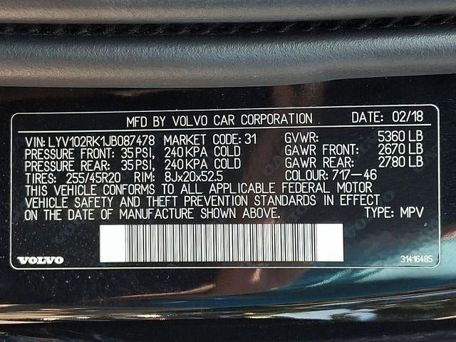 2018 Volvo XC60 T5 AWD Momentum