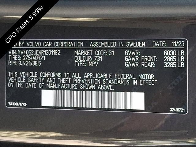 2024 Volvo XC90 B6 AWD Plus Bright Theme 6P