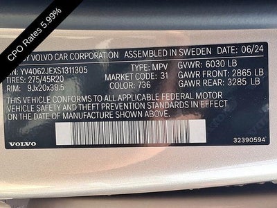 2025 Volvo XC90 B6 AWD Plus 6-Seater
