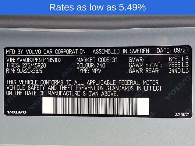 2024 Volvo XC90 B6 AWD Plus Bright Theme 7P