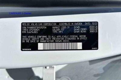 2024 Volvo XC90 Recharge Plug-In Hybrid T8 eAWD PHEV Ultimate Bright Theme 7P
