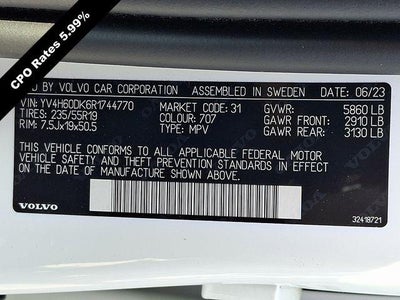 2024 Volvo XC60 Recharge Plug-In Hybrid T8 eAWD PHEV Core Dark Theme