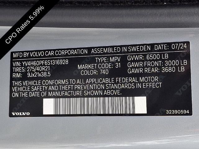 2025 Volvo XC90 Plug-In Hybrid T8 AWD Ultra 7-Seater
