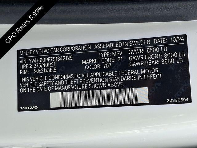2025 Volvo XC90 Plug-In Hybrid T8 AWD Ultra 7-Seater