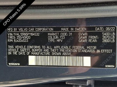 2023 Volvo XC60 B5 AWD Plus Bright Theme