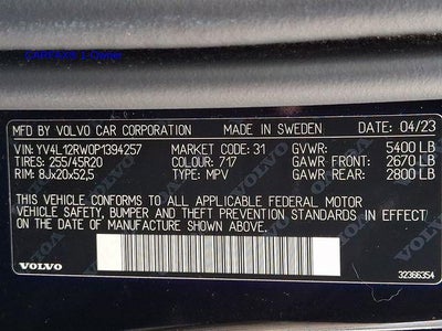 2023 Volvo XC60 B5 AWD Plus Dark Theme