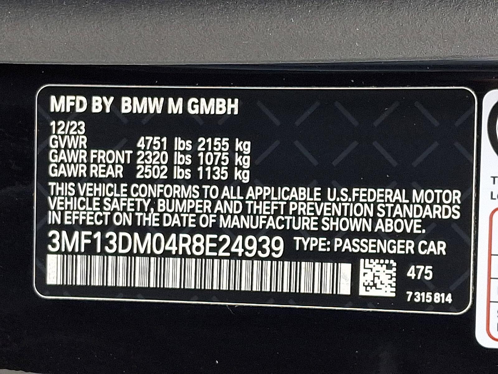 2024 BMW M2 M2 Coupe