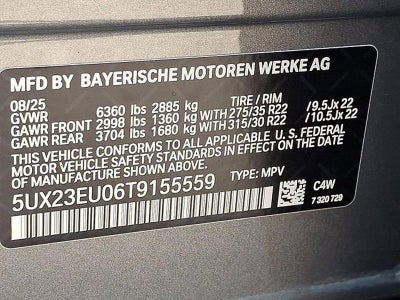 2026 BMW X5 xDrive40i Sports Activity Vehicle