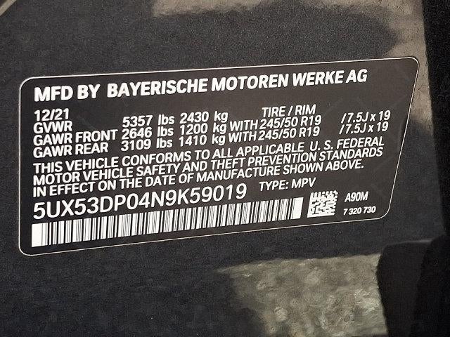 2022 BMW X3 xDrive30i Sports Activity Vehicle