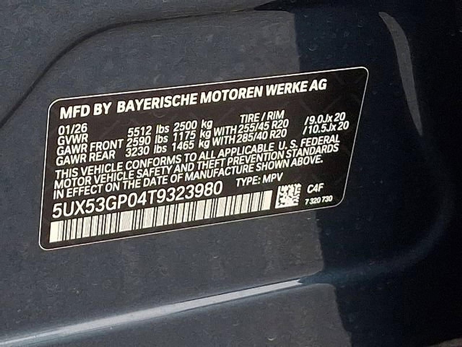 2026 BMW X3 30 xDrive Sports Activity Vehicle