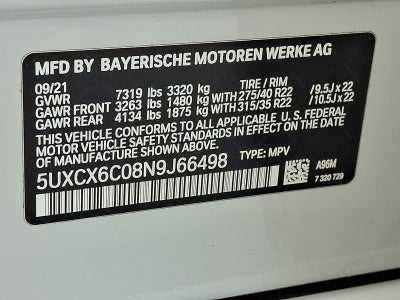 2022 BMW X7 M50i Sports Activity Vehicle