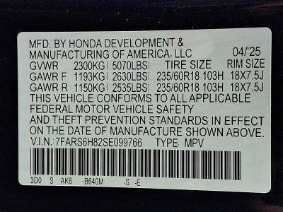 2025 Honda CR-V Hybrid Sport-L AWD