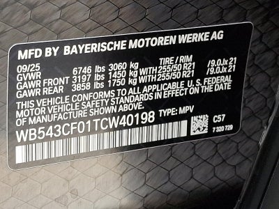 2026 BMW iX Sports Activity Vehicle