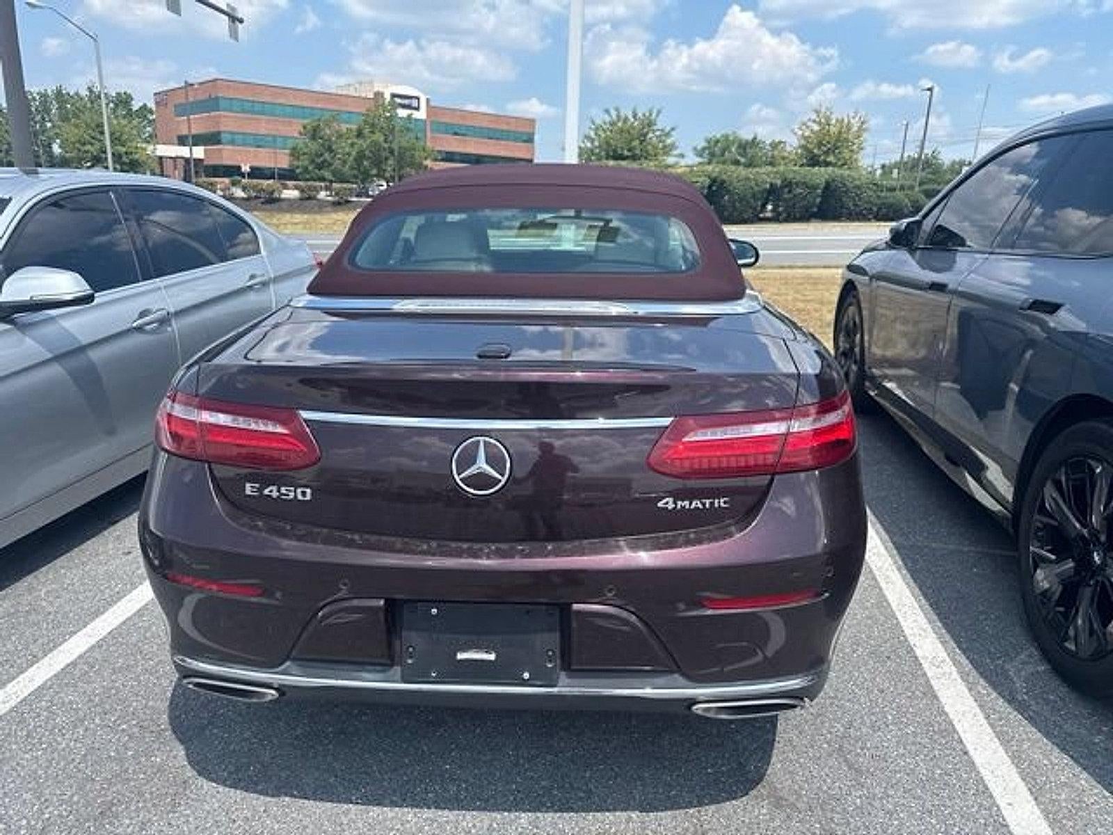 2019 Mercedes-Benz E-Class E 450 4MATIC® Cabriolet