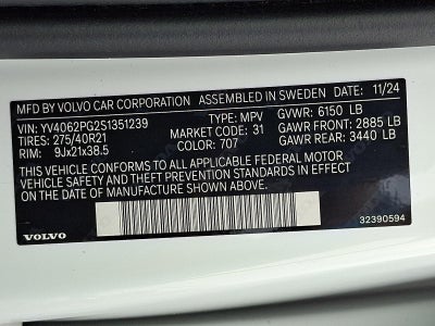 2025 Volvo XC90 2025.5 B6 AWD Ultra 7-Seater