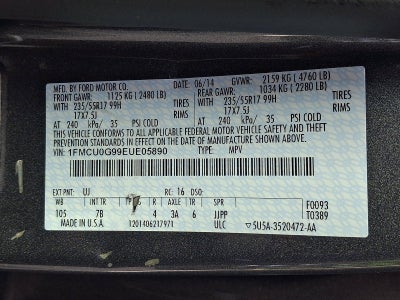 2014 Ford Escape FWD 4dr SE