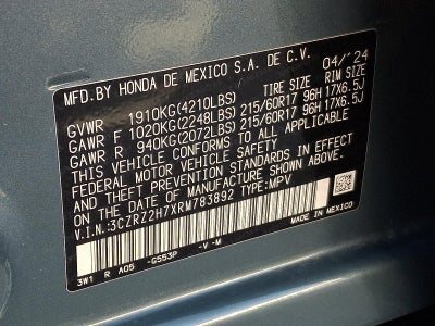 2024 Honda HR-V EX-L AWD CVT