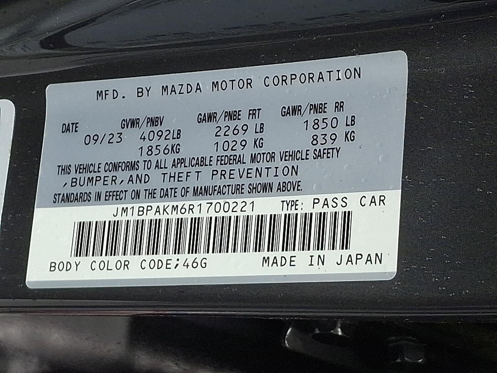 2024 Mazda Mazda3 Hatchback 2.5 S Select Sport Auto FWD