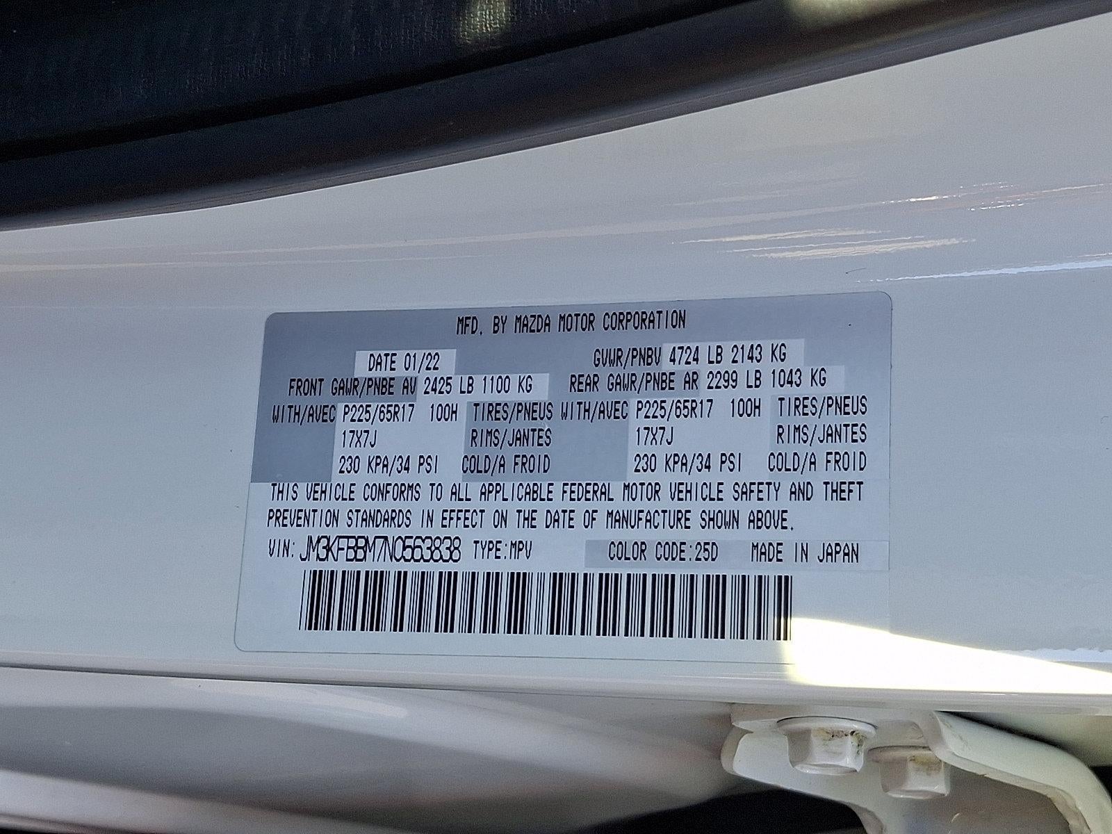 2022 Mazda Mazda CX-5 2.5 S Select Package AWD