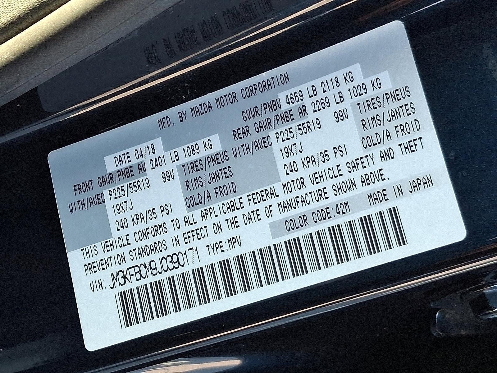 2018 Mazda Mazda CX-5 Touring AWD