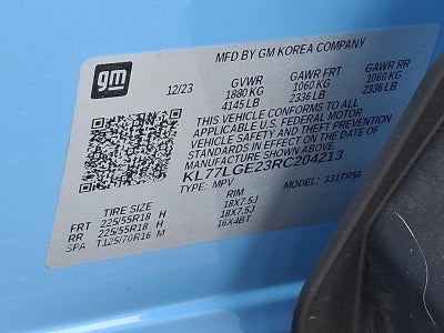 2024 Chevrolet Trax FWD 4dr 1RS