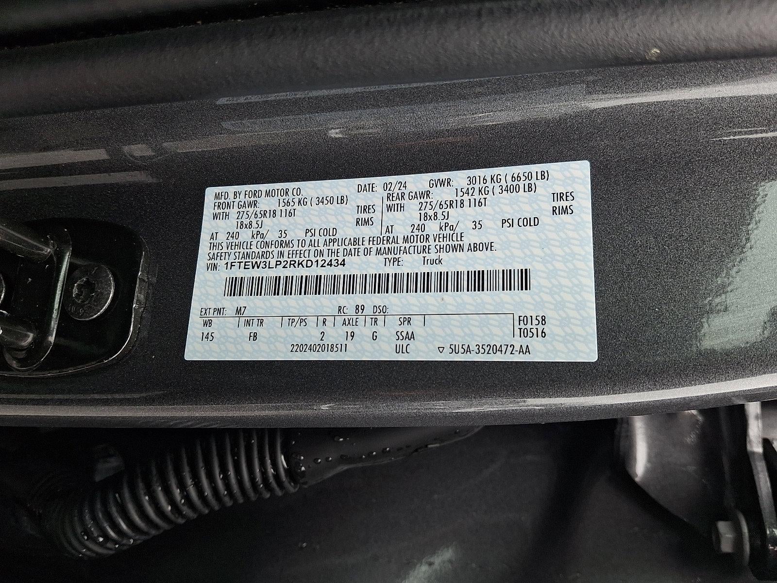 2024 Ford F-150 XLT 4WD SuperCrew 5.5' Box