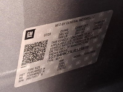 2020 Cadillac Escalade ESV 4WD Luxury