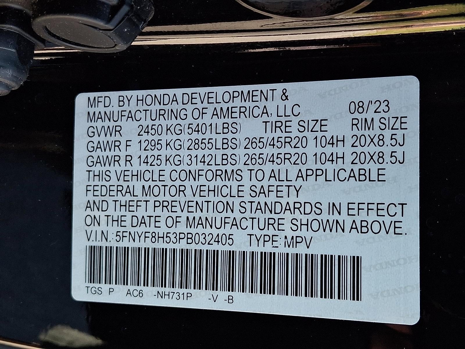 2023 Honda Passport EX-L AWD
