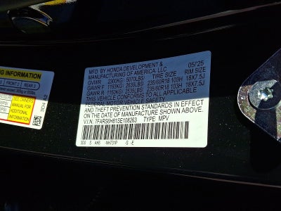 2025 Honda CR-V Hybrid Sport-L AWD