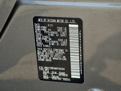 2021 Nissan Armada 4x4 SL