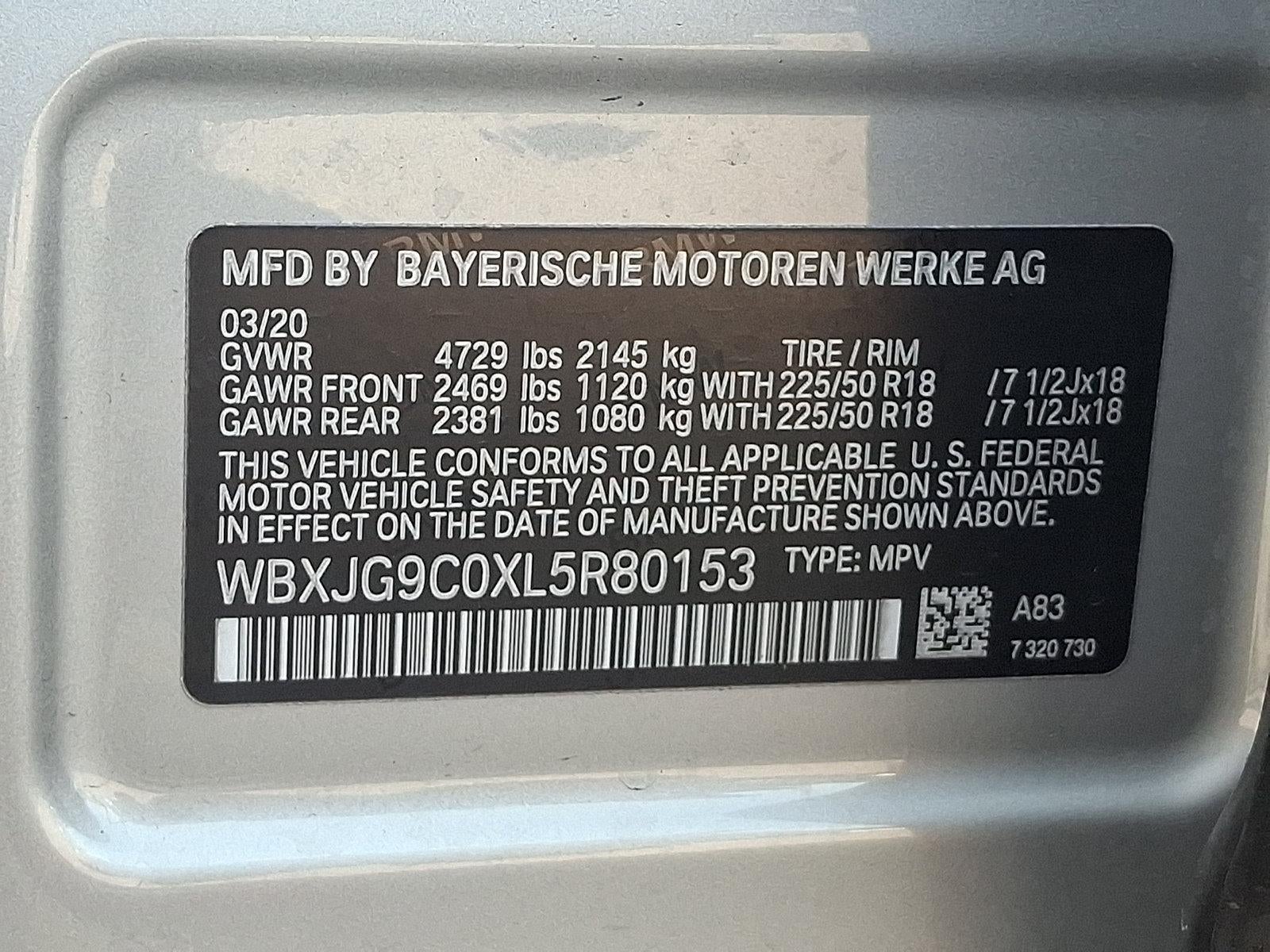 2020 BMW X1 xDrive28i Sports Activity Vehicle